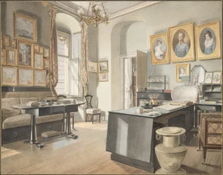 A Study Interior at St. Polten