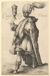 Caspar, after Three Magi Series by Jacques Bellange