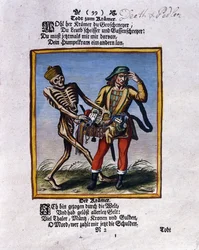 Death and the Peddler, c.1710
