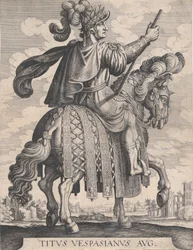 Plate 10: Emperor Titus on Horseback, from 