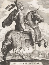 Plate 9: Emperor Vitellius on Horseback, from 