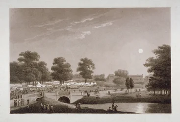 View of the Serpentine and Hyde Park, London