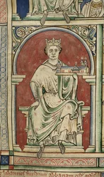 King John of England From the Historia Anglorum, Chronica majora