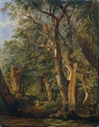 Scene from the Prater with Fishing Boys