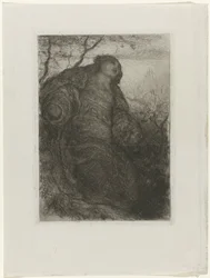 Woman Under a Tree (The Lady of Shalott)