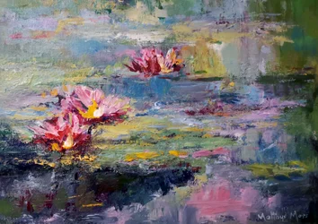 Impressionist Water Lilies