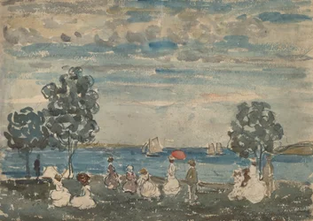 Figures on a Beach