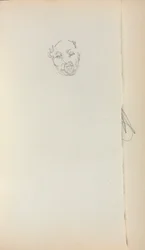 Italian Sketchbook: Head of a Man page 221