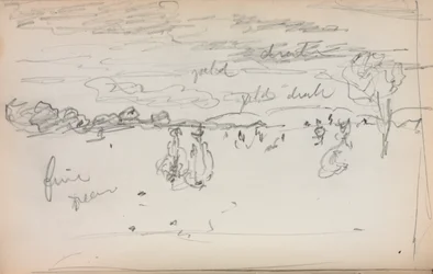 Italian Sketchbook: Landscape page 57, 1898-1899