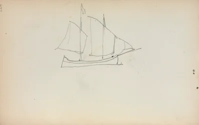 Italian Sketchbook: Sailboat Page 224