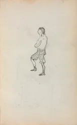 Italian Sketchbook: Standing Boy Page 245, 1898-1899