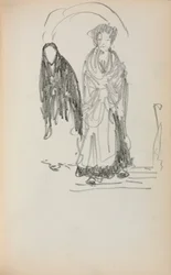 Italian Sketchbook: Two Standing Women