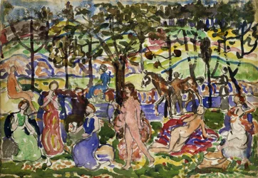 Park Scene, ca. 1915-1918