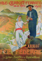 Fete Federale Poster, May 1907