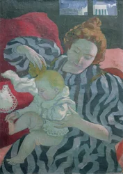 A Mother Washing Her Child, 1895