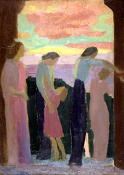 Marthe Denis and the Children on the Balcony