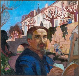 Maurice Denis, Self-Portrait in Front of the Priory