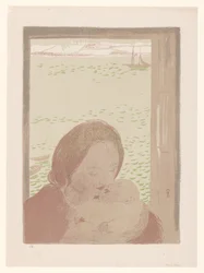 Mother with Baby by a Window