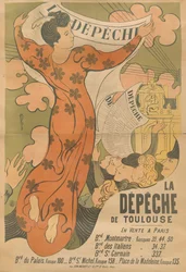 Poster for the newspaper La Dépêche de Toulouse, 1892