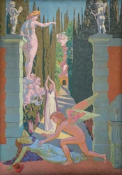 The Story of Psyche, Panel IV. The Vengeance of Venus