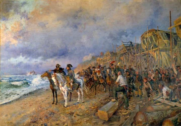 The First Consul Napoleon Bonaparte Visits the Arsenal of Boulogne