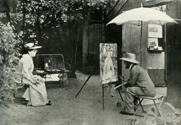 Toulouse-Lautrec painting Berthe la Sourde, 1890, 1947