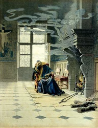 At the Eveche of Lucon, Cardinal Richelieu
