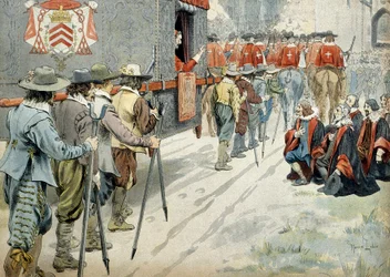 History of France: In 1642, Cardinal Richelieu