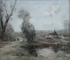 A Track by a River in Northern France