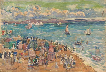 Beach Scene, Saint-Malo