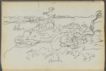 Sketchbook - The Granite Shore Hotel, Rockport, page 121: Shore