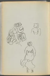 Sketchbook- The Granite Shore Hotel, Rockport: Figures