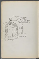 Sketchbook, The Dells, No. 127, page 046: House