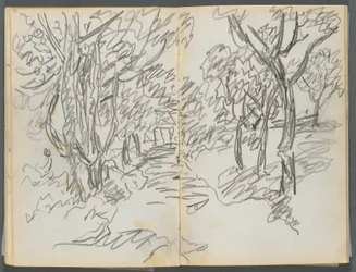 Sketchbook: The Dells, No. 127, Landscape (page 064 & 65)