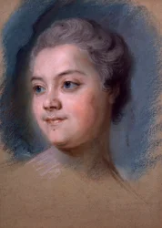 Portrait of Mademoiselle de Chastagner de Lagrange