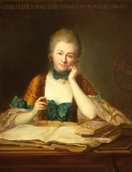 Portrait of Gabrielle Emilie Le Tonnelier de Breteuil, Marquise de Chatelet