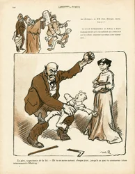 The Butter Plate, number 411, Satirical in colors