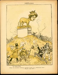 The Butter Plate, number 458, Satirical in Colors
