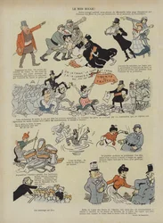 The Red Midi. Illustration for Le Rire