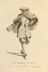 Costume for the role of Scapin, c.1868