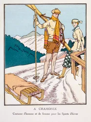 At Chamonix (plate II from 