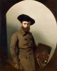 Portrait of painter Carlo Bellosio