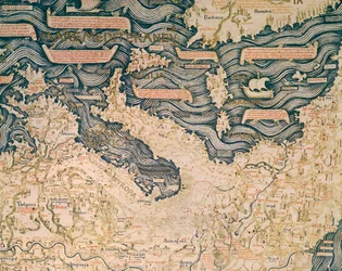 World map by Camaldolese monk Fra Mauro