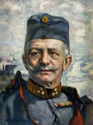 Portrait of Conrad von Hotzendorf, marshal of the Austro-Hungarian Army