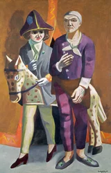 Double Portrait, Carnival (Max Beckmann and Quappi)