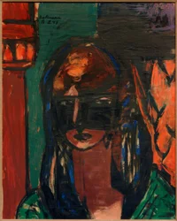 Woman with Mask
