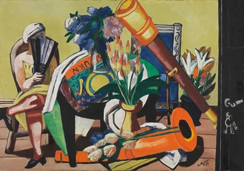 Large Still Life with Telescope