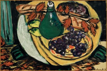 Autumn Still Life with Grapes