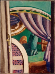 Interior Violet (The Green Chair)