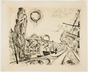 Landscape with Balloon
